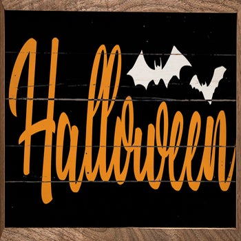 Halloween Bats Black